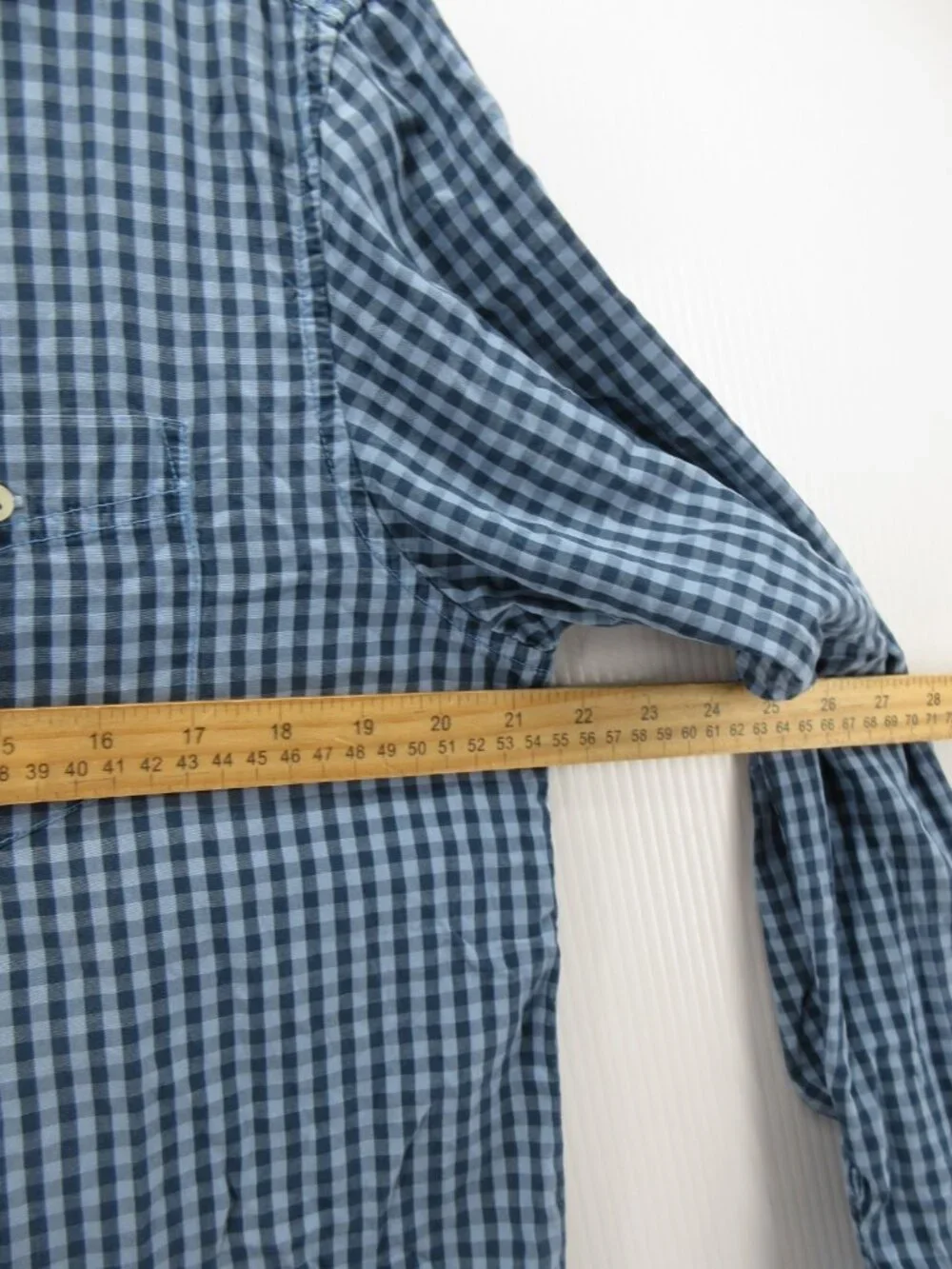 Tommy Bahama Jeans Shirt Medium Island Crafted Modern Fit Gingham Plaid